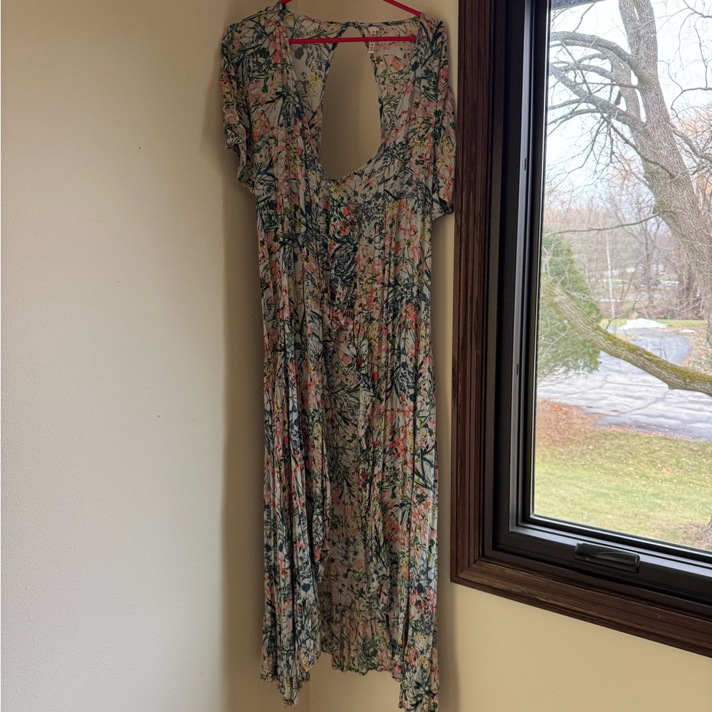 RAGA Multicolor Backless Floral Dress